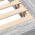 Estructura de cama madera de ingeniería gris Sonoma 120x200