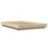 Estructura de cama madera de ingeniería roble Sonoma 120x200