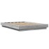 Estructura de cama madera de ingeniería gris Sonoma 140x190