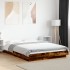 Estructura de cama madera de ingeniería roble ahumado