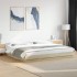 Estructura de cama madera de ingeniería roble Sonoma 180x200