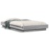 Estructura de cama madera de ingeniería gris Sonoma 100x200