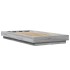 Estructura de cama madera de ingeniería gris Sonoma 100x200