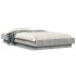 Estructura de cama madera de ingeniería gris hormigón 75x190