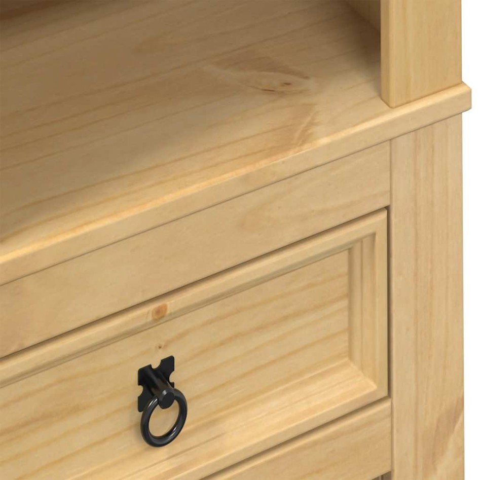 Mueble botellero Corona madera maciza de pino 56x35x134,5