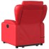 Sillón reclinable de masaje de pie cuero artificial