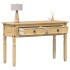 Mesa consola Corona madera maciza de pino 115x46x73