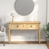 Mesa consola Corona madera maciza de pino 115x46x73