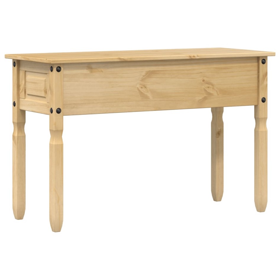 Mesa consola Corona madera maciza de pino 115x46x73