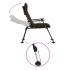 Silla de pesca con reposabrazos plegable