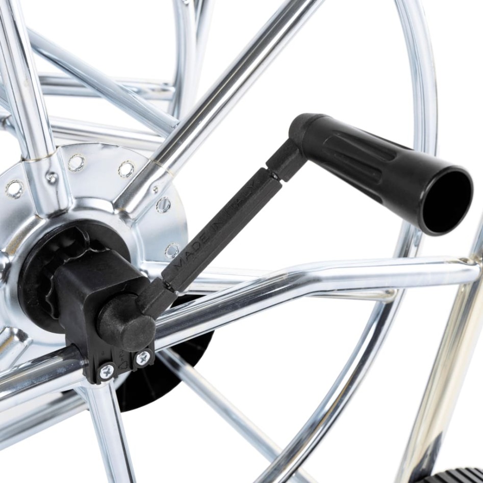 Carrito carrete para manguera de 80 m 3/4