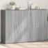 Aparadores 2 uds madera de ingeniería gris Sonoma 60x31x84