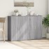 Aparadores 2 uds madera de ingeniería gris Sonoma 60x31x84