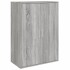 Aparadores 2 uds madera de ingeniería gris Sonoma 60x31x84