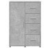 Aparadores 2 uds madera de ingeniería gris hormigón 60x31x84