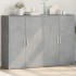 Aparadores 2 uds madera de ingeniería gris hormigón 60x31x84