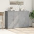 Aparadores 2 uds madera de ingeniería gris hormigón 60x31x84