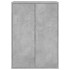 Aparadores 2 uds madera de ingeniería gris hormigón 60x31x84