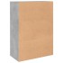 Aparadores 2 uds madera de ingeniería gris hormigón 60x31x84