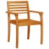 Sillas de jardín 6 uds madera maciza de acacia 59x55x85