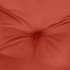 Cojines silla respaldo alto 6 uds tela rojo melange 120x50x7