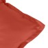 Cojines silla respaldo alto 6 uds tela rojo melange 120x50x7