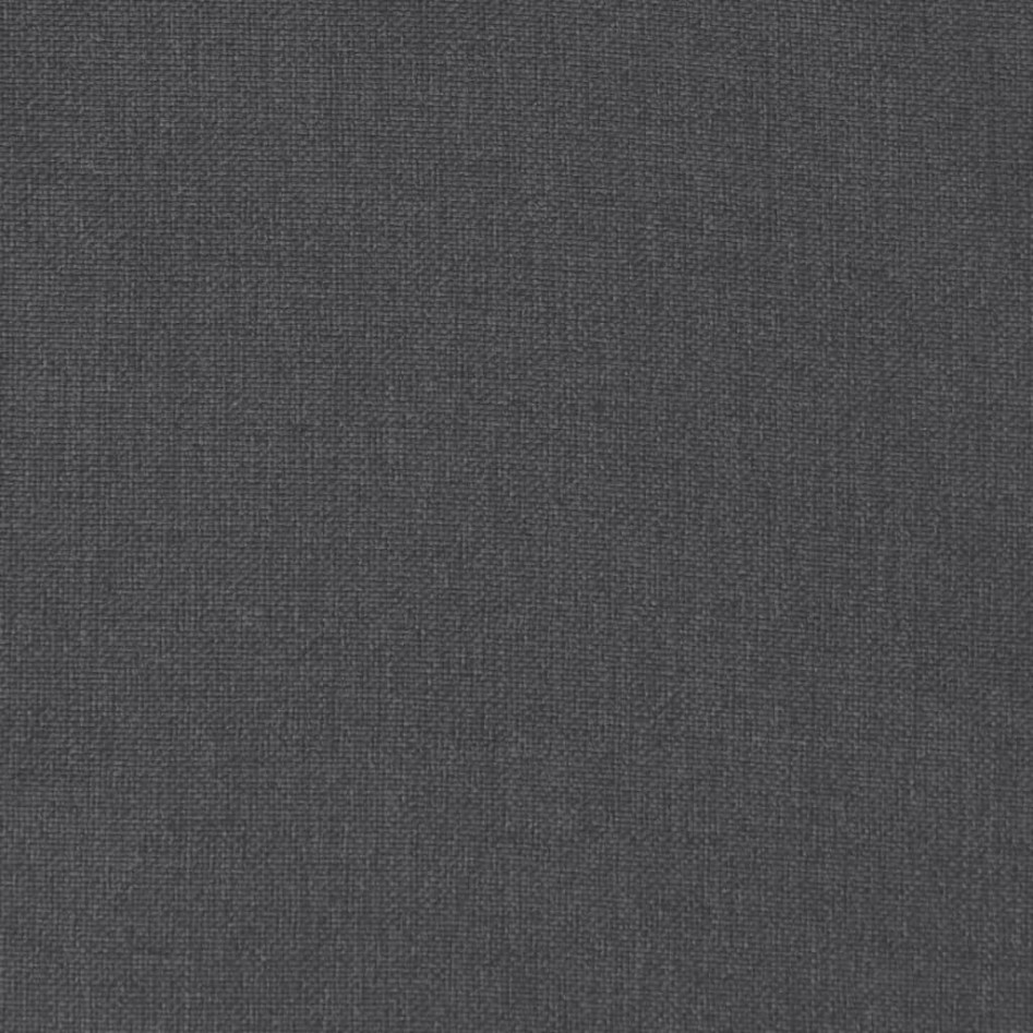 Cojines silla respaldo alto 6 uds tela gris antracita