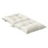 Cojines silla respaldo bajo 6 ud tela crema melange 100x50x7