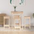 Set de bar 5 piezas madera maciza de