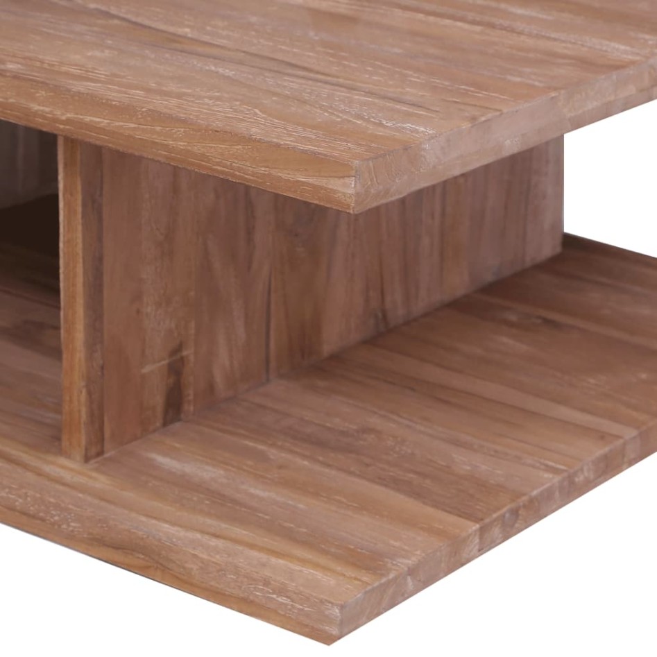 Mesa de centro de madera maciza de teca 170x70x30