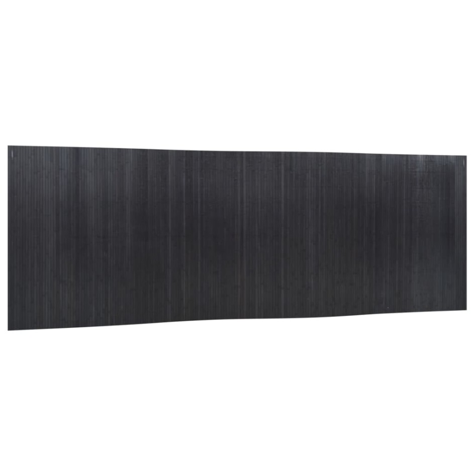 Biombo divisor de bambú gris 165x600