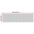 Biombo divisor de bambú gris 165x600