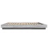 Estructura de cama con luces LED madera gris Sonoma 200x200