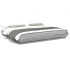 Estructura cama con luces LED madera gris Sonoma 180x200
