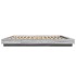 Estructura cama con luces LED madera gris Sonoma 180x200