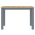 Mesa de comedor Panama madera maciza de pino gris 117x60x75