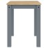 Mesa de comedor Panama madera maciza de pino gris 117x60x75