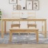 Mesa de comedor Panama madera maciza de pino 180x90x75
