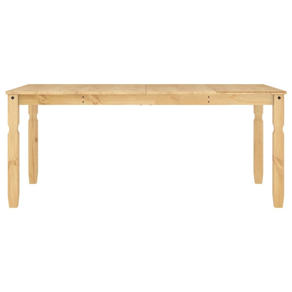 Mesa de comedor Corona madera maciza de pino 180x90x75