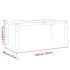 Mesa de comedor Corona madera maciza de pino 180x90x75