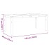 Mesa de comedor Corona madera maciza pino blanco 180x90x75