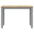 Mesa de comedor Corona madera maciza de pino gris 112x60x75