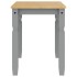 Mesa de comedor Corona madera maciza de pino gris 112x60x75