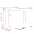 Mesa de comedor Corona madera maciza de pino gris 112x60x75