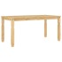 Mesa de comedor Corona madera maciza de pino 160x80x75