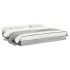 Estructura de cama sin colchón gris Sonoma 180x200