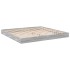 Estructura de cama sin colchón gris Sonoma 180x200