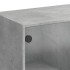 Aparador alto con puertas madera gris hormigón 68x37x109