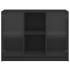 Aparador madera de ingeniería negro 102x37x75,5