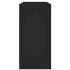Aparador madera de ingeniería negro 102x37x75,5